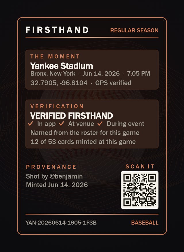 The back of the same card